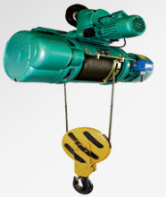 冶金廠生產車間鋼絲繩電動葫蘆的使用